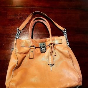 WEEKEND SALE Michael Kors Hamilton Luggage color